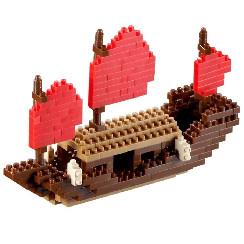 Nano 3D Puzzle - Junk Boat (Level 3)