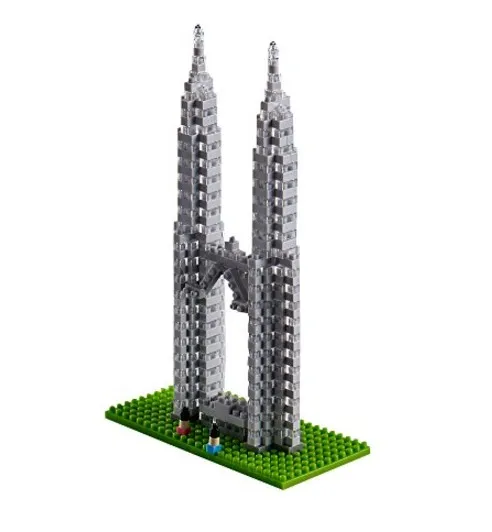 Nano 3D Puzzle - Petronas Towers (Level 4)