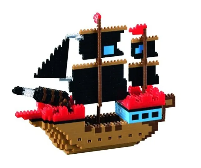 Nano 3D Puzzle - Pirate Ship (Level 4)