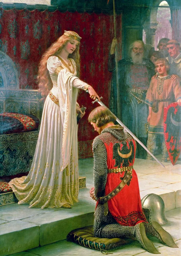 Edmund Blair Leighton - The Accolade, 1901