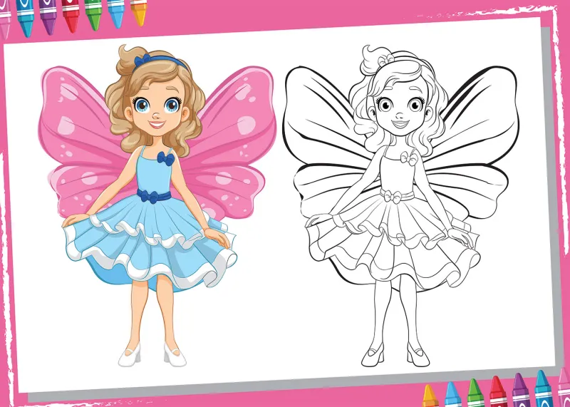 XXL Pieces - Color Me - Fée