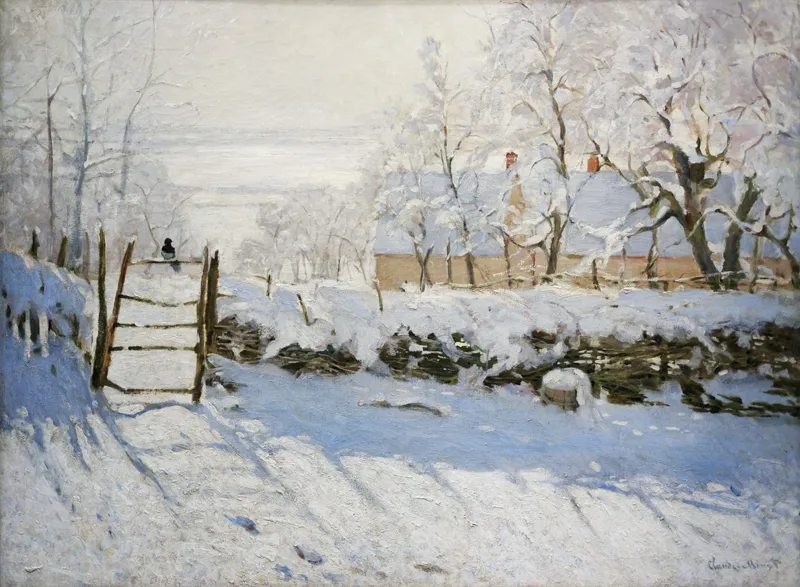 Claude Monet - The Magpie, 1868-1869