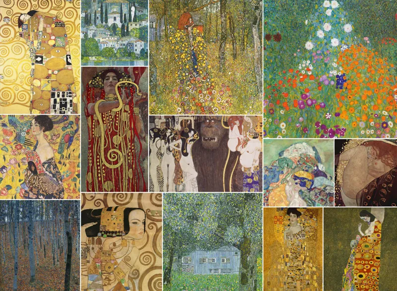 Gustav Klimt - Collage