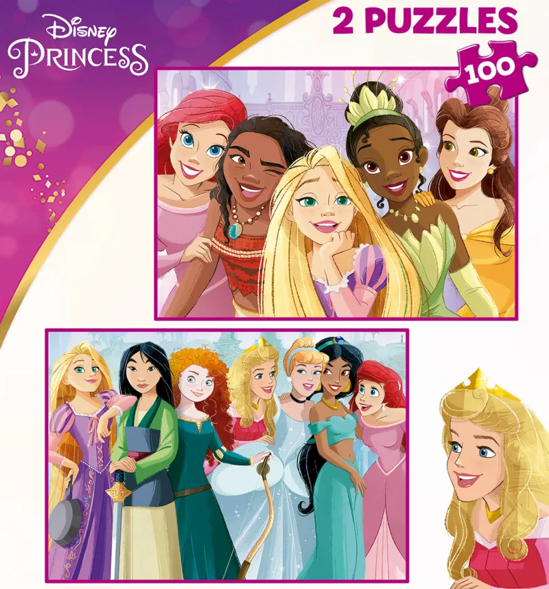 2 Puzzles - Disney Princess