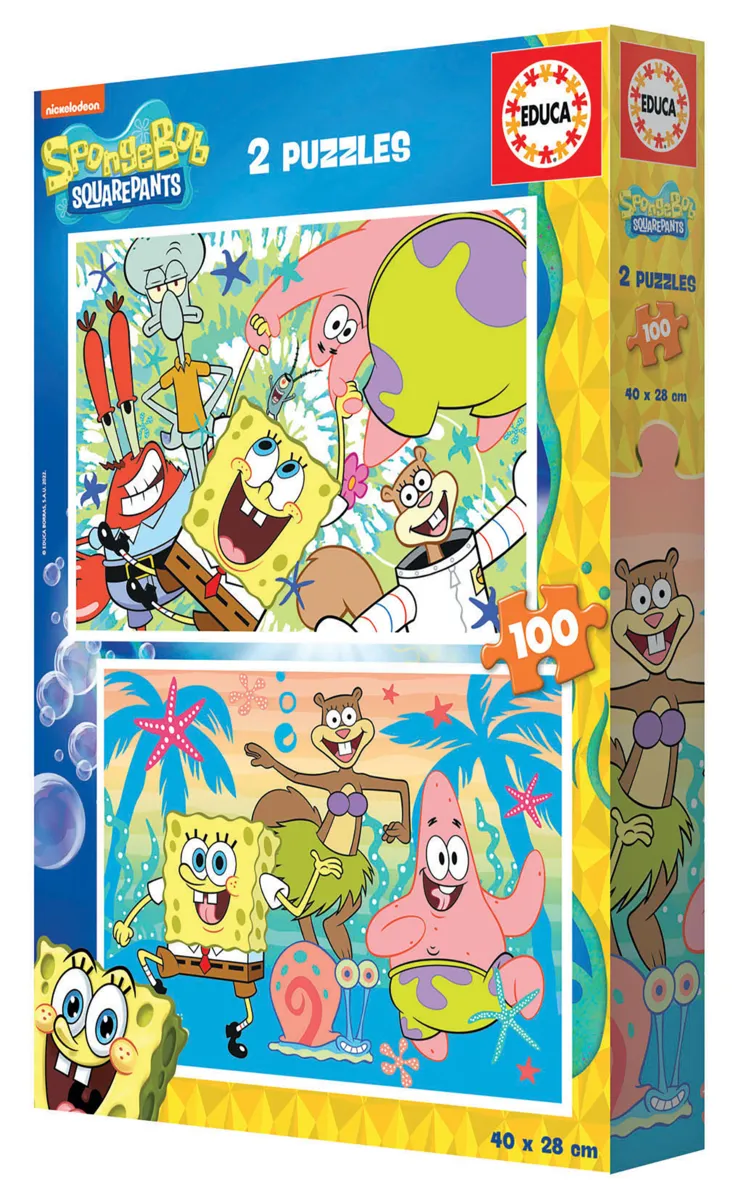 2 Puzzles - Sponge Bob