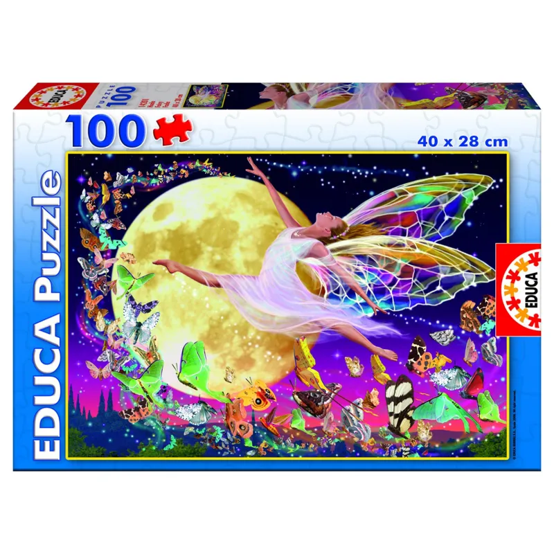 Jigsaw Puzzle - 100 Pieces - Fairy under the Moonlight