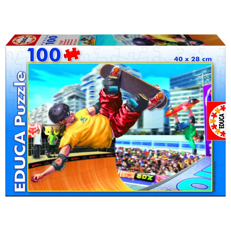 Jigsaw Puzzle - 100 Pieces - Skateboard