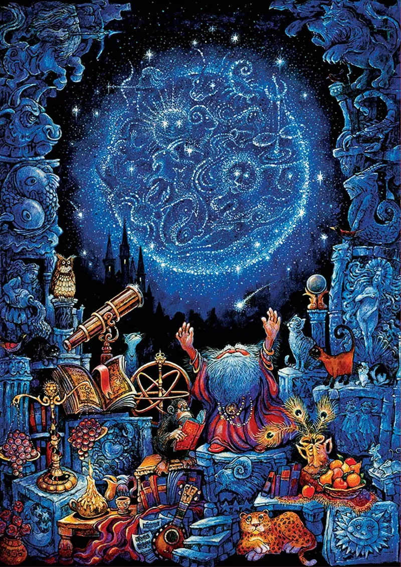 Neon Puzzle - Astrology