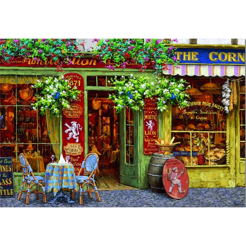 Jigsaw Puzzle - 1000 Pieces - Victor Shvaiko : The White Lion Restaurant
