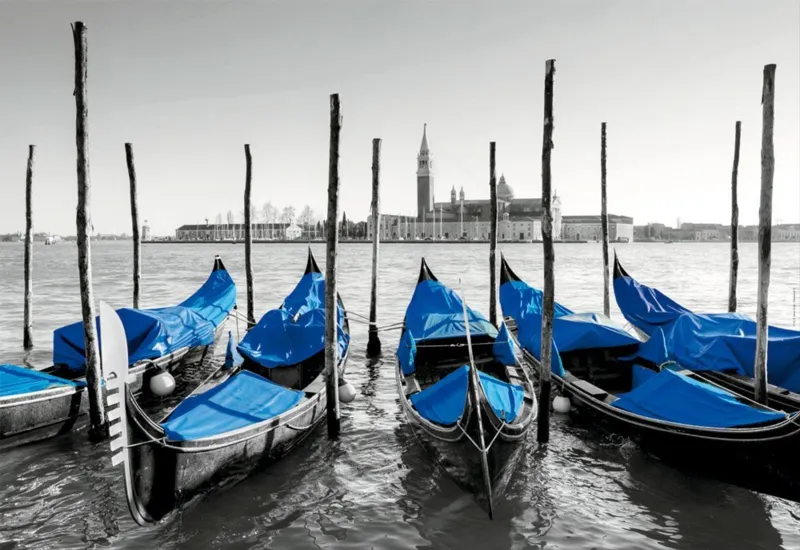 Gondolas in Venice
