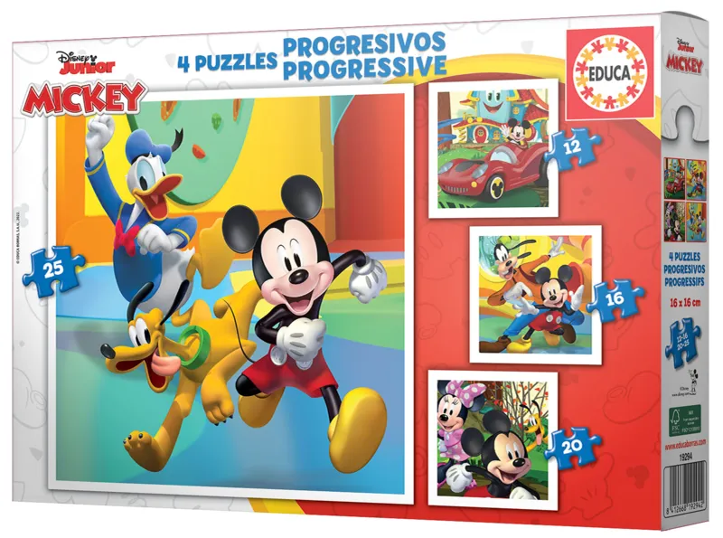 4 Jigsaw Puzzle - Mickey & Friends