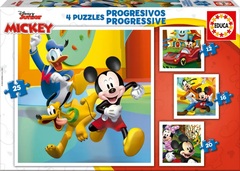 4 Jigsaw Puzzle - Mickey & Friends