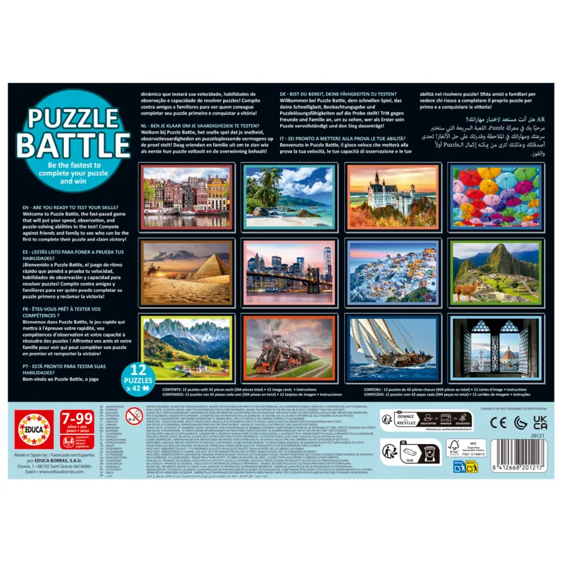 12 Puzzles - Puzzle Battle Travel