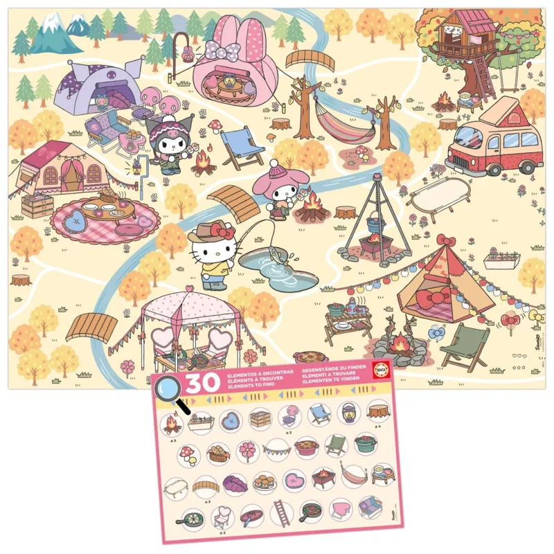 XXL Pieces - Detective Puzzle - Hello Kitty & Friends