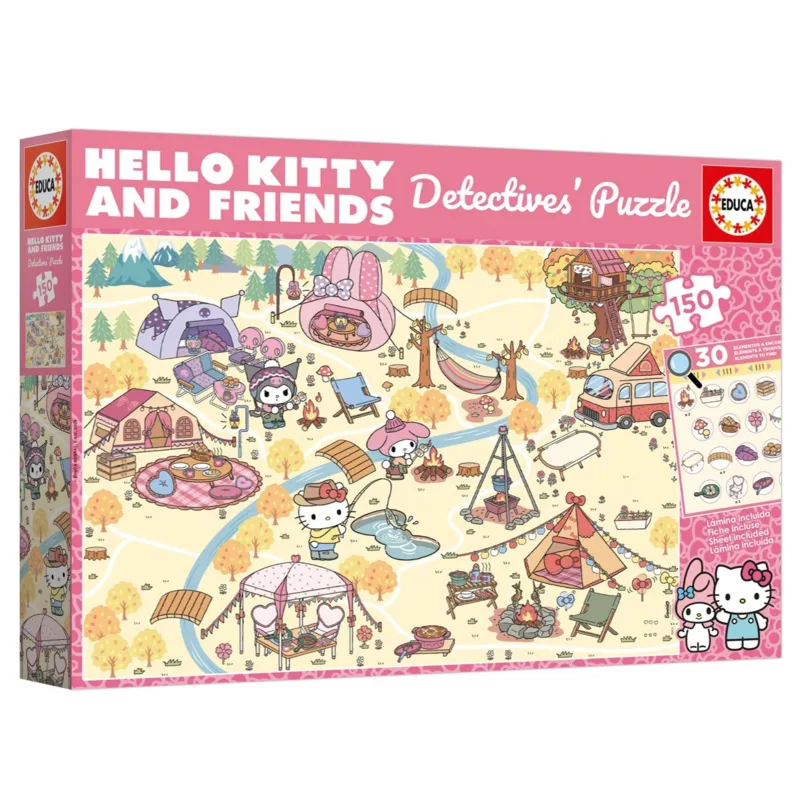 XXL Pieces - Detective Puzzle - Hello Kitty & Friends