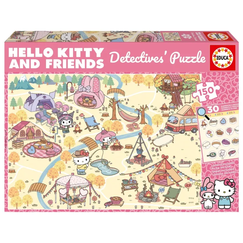 XXL Pieces - Detective Puzzle - Hello Kitty & Friends