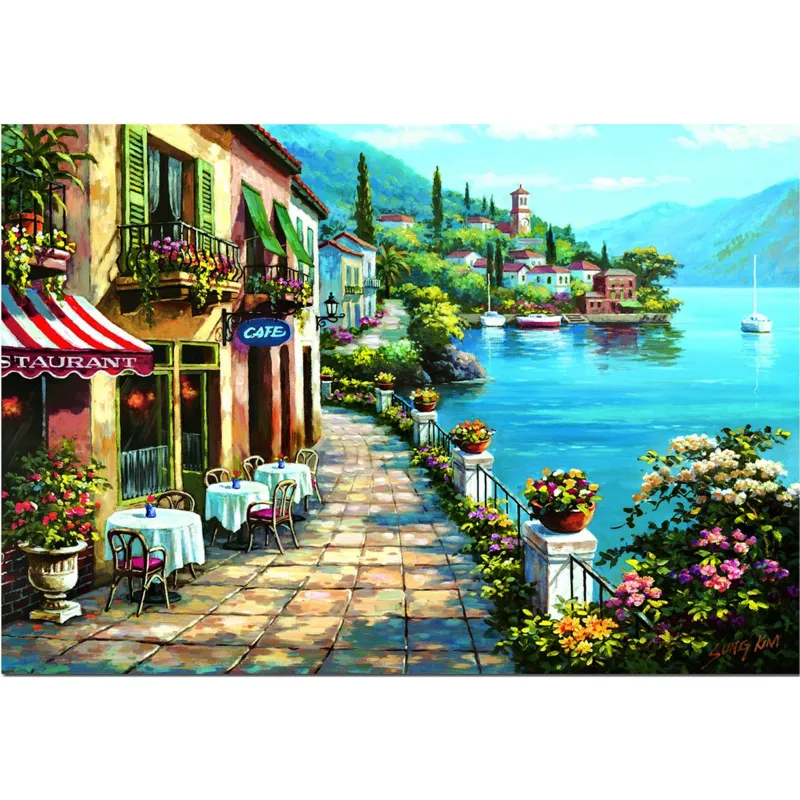 Jigsaw Puzzle - 1500 Pieces - Sung Kim : Taking Coffee