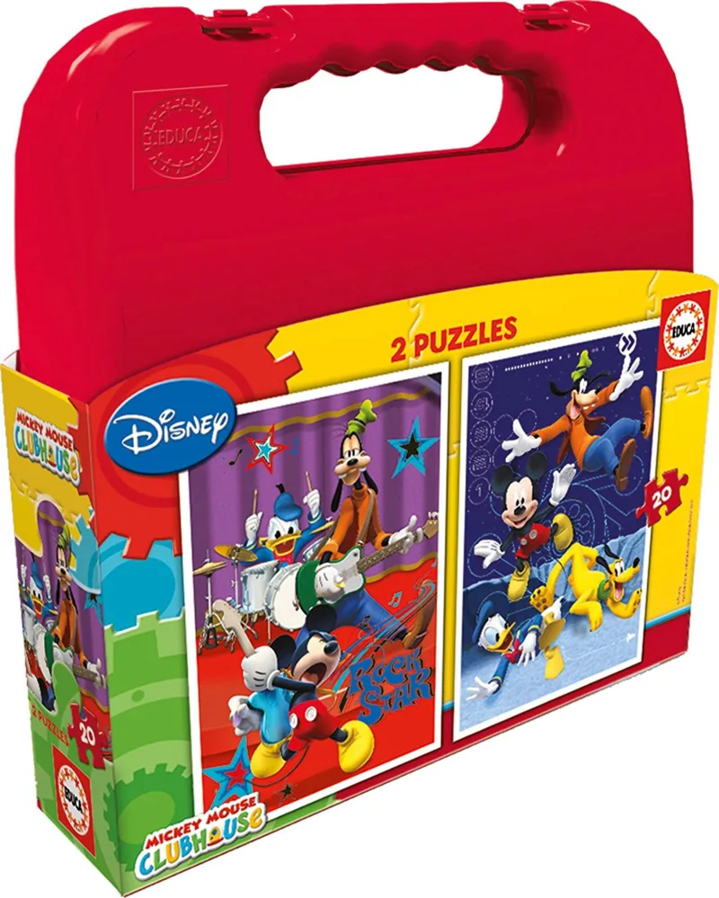2 Jigsaw Puzzles - Mickey Mouse