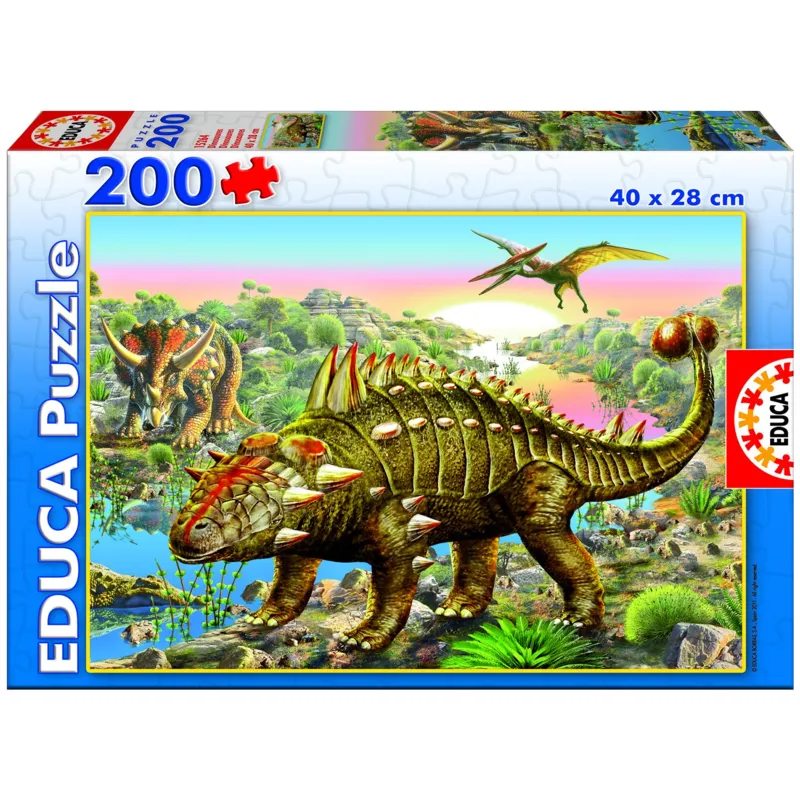 Jigsaw Puzzle - 200 Pieces - Dinosaurs