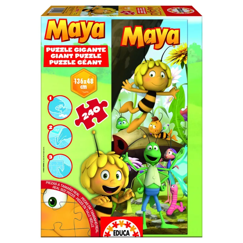Jigsaw Puzzle - 240 Pieces - Giant Puzzle : Maya the Bee