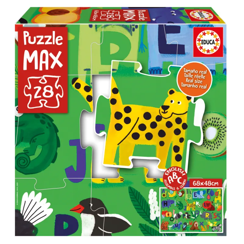 XXL Pieces - Puzzle Alphabet - Natura