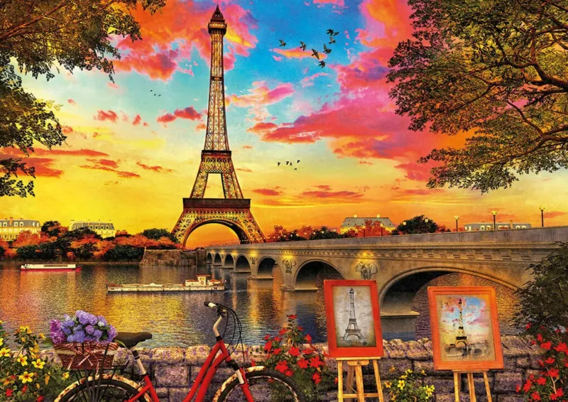 Sunset at Paris