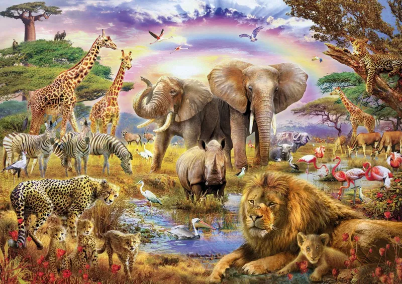 Watering Hole under the Rainbow