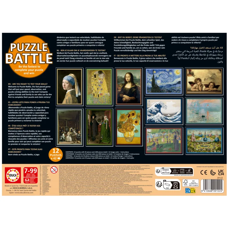 12 Puzzles - Puzzle Battle Art
