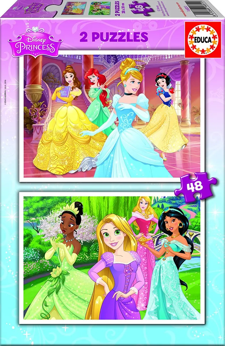 2 Jigsaw Puzzles - Disney Princess
