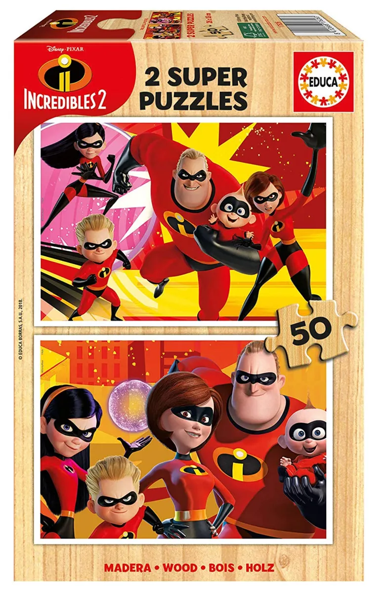 Wooden Puzzle - Incredibles 2