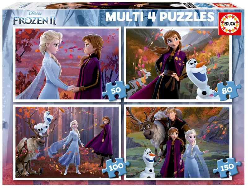 4 Puzzles - Frozen 2