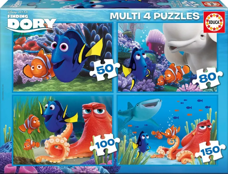 4 Jigsaw Puzzles - Finding Dory