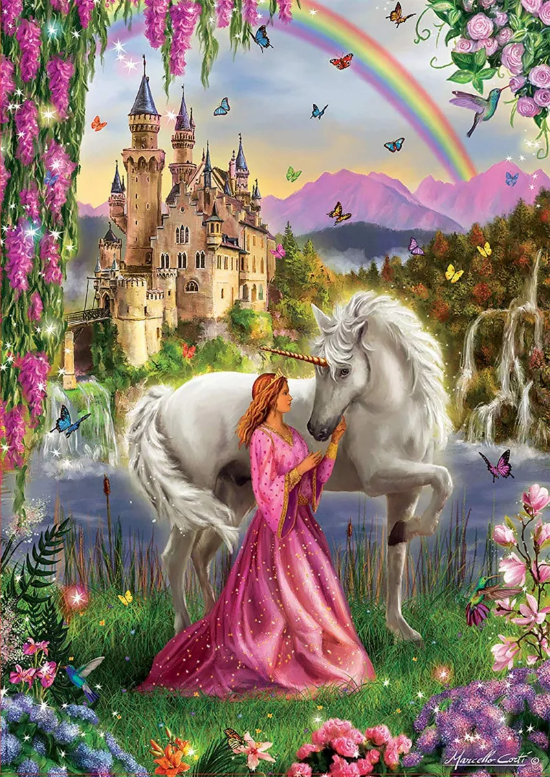 Princess and unicorn