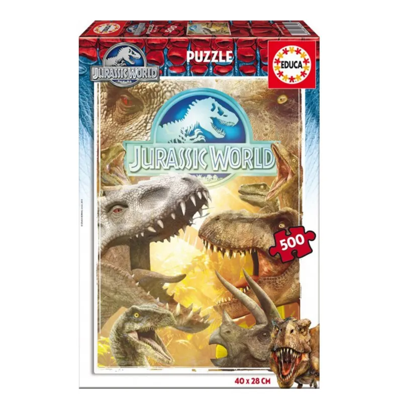 Educa - Jigsaw puzzle Jurassic World - 500 pieces - Educa-16341 ...
