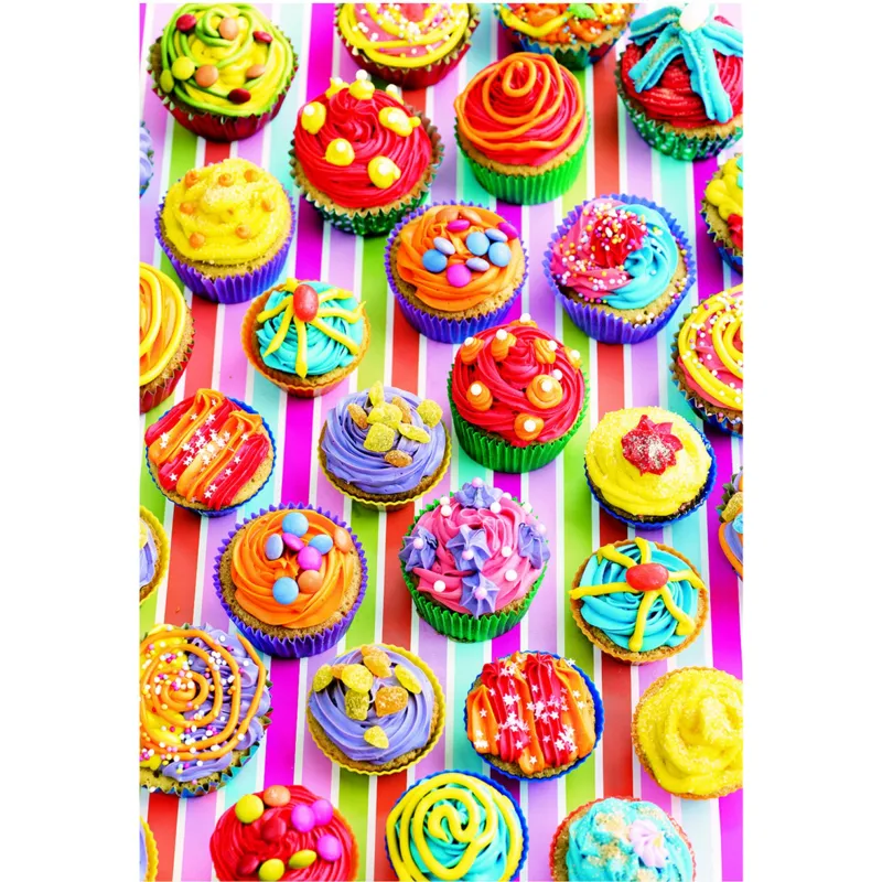 Jigsaw Puzzle - 500 Pieces : Colourful Cupcakes