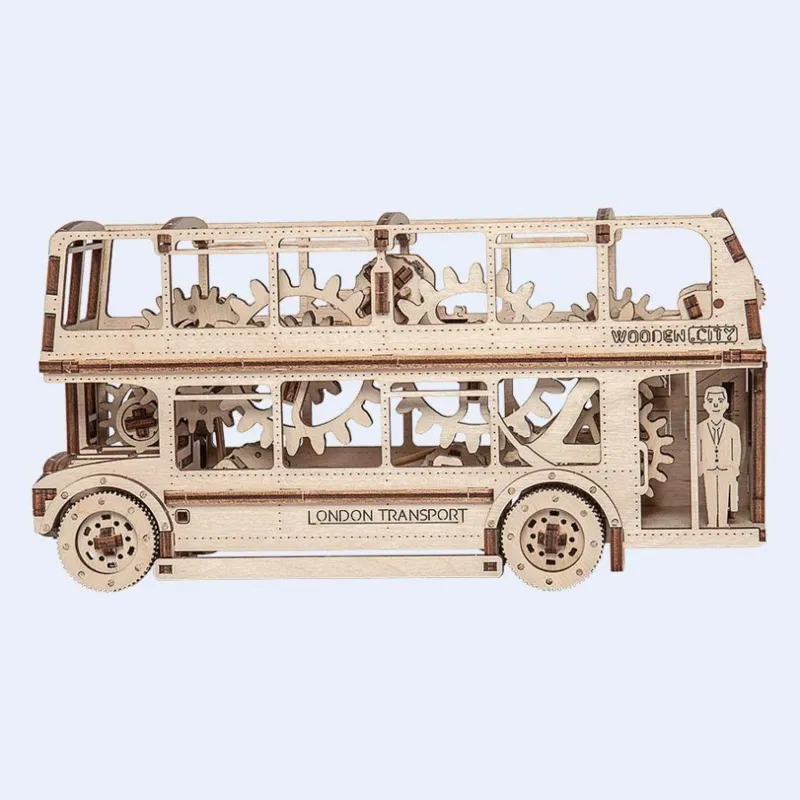 Wooden.City - Wooden 3D Puzzle - London Bus - 216 pieces - Wooden-City ...