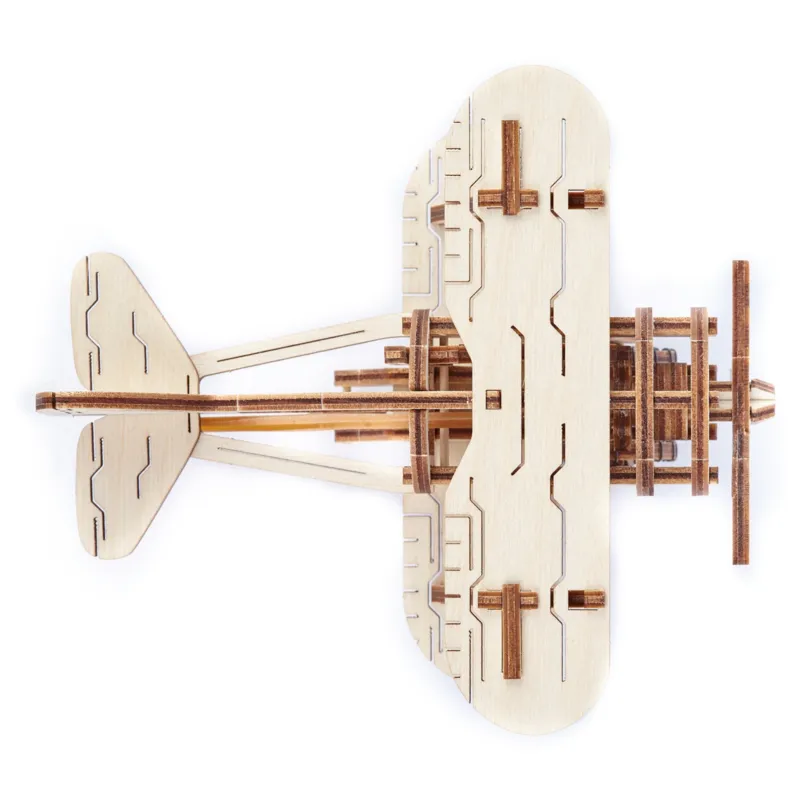 3D Wooden Jigsaw Puzzle - Biplane