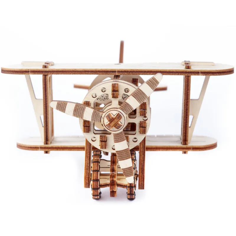 3D Wooden Jigsaw Puzzle - Biplane