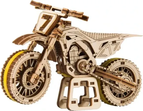 3D Wooden Jigsaw Puzzle - Motocross