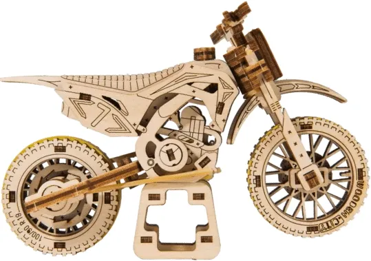 3D Wooden Jigsaw Puzzle - Motocross