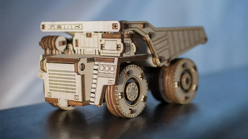 3D Wooden Jigsaw Puzzle - Belaz Mini