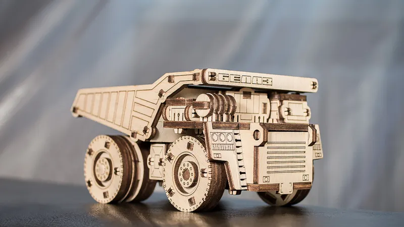3D Wooden Jigsaw Puzzle - Belaz Mini