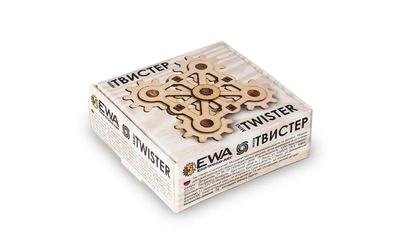 3D Wooden Jigsaw Puzzle - Twister Mini