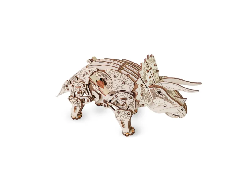 3D Wooden Jigsaw Puzzle - Triceratops