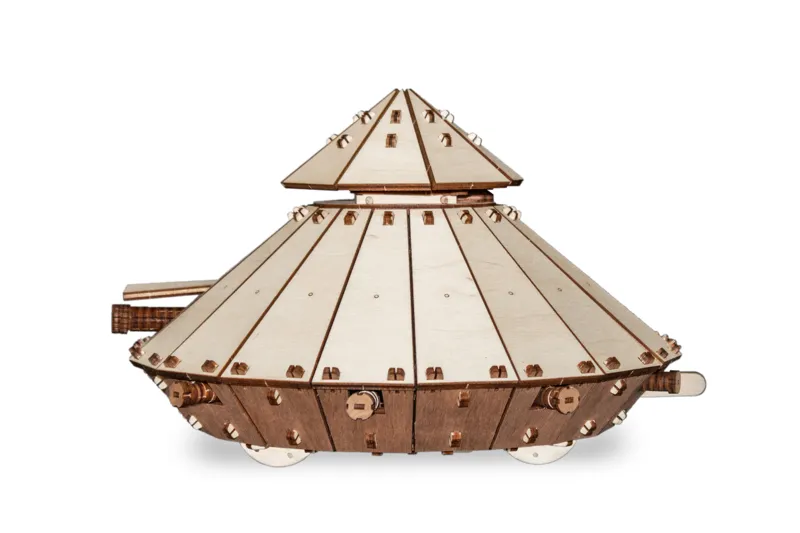 3D Wooden Jigsaw Puzzle - Da Vinci Tank