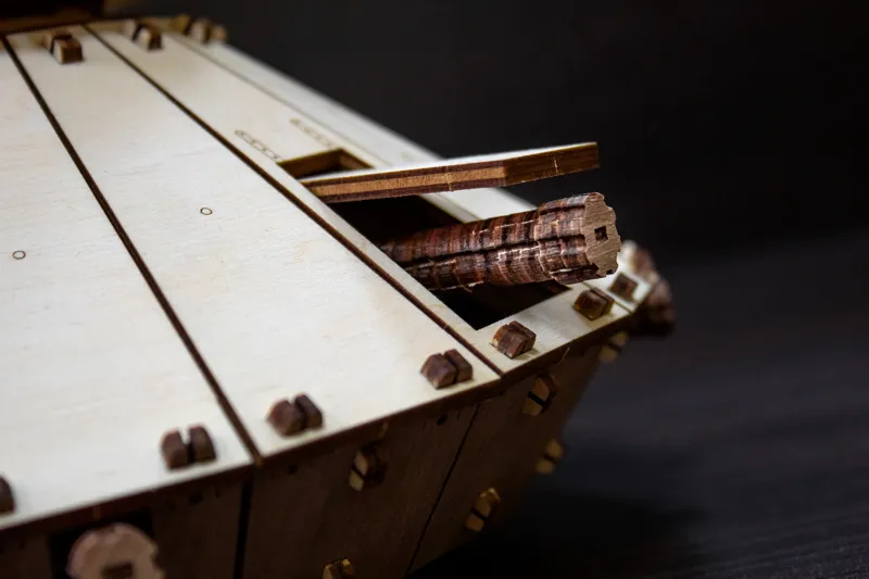 3D Wooden Jigsaw Puzzle - Da Vinci Tank