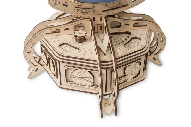 3D Wooden Jigsaw Puzzle - Blue Globe