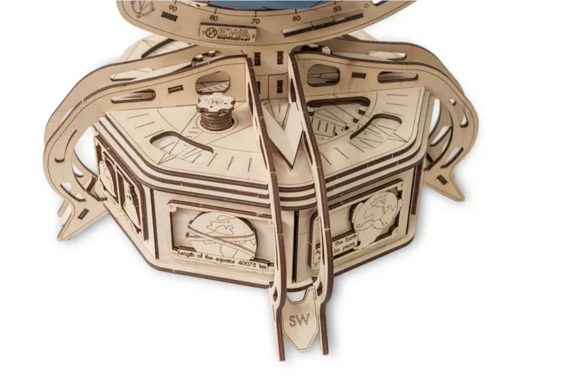 3D Wooden Jigsaw Puzzle - Blue Globe