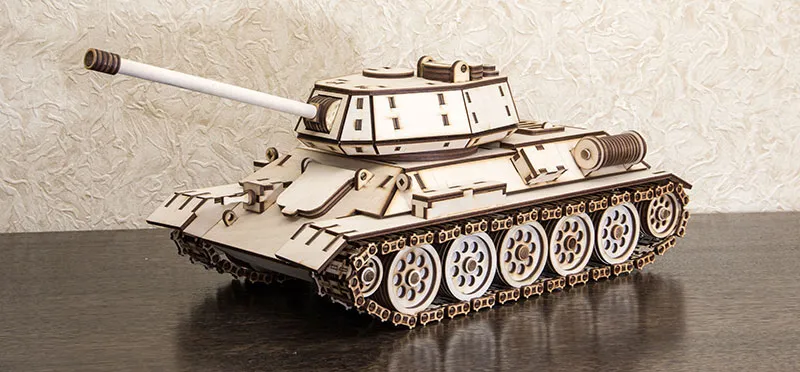 3D Wooden Jigsaw Puzzle - T34