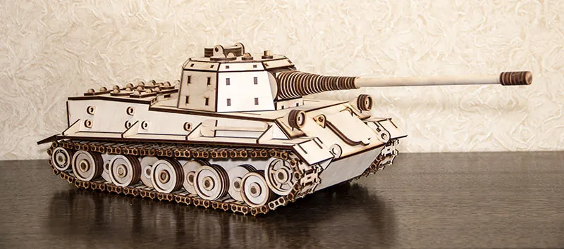 3D Wooden Jigsaw Puzzle - Tank Lowe